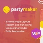 PartyMaker – Event Planner & Wedding Agency Theme