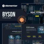 Byson – Fitness & Gym Elementor Template Kit