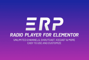 Erplayer Radio Player for Elementor