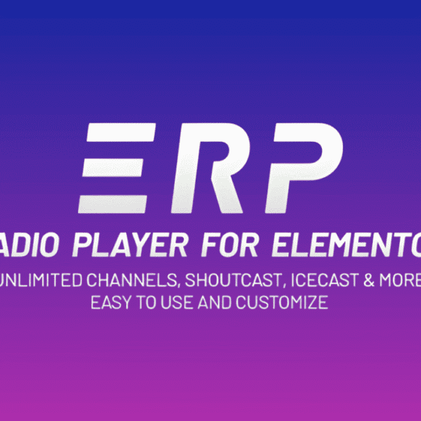 Erplayer Radio Player for Elementor