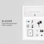 Glacier – Clean & Minimal Portfolio HTML5 Template