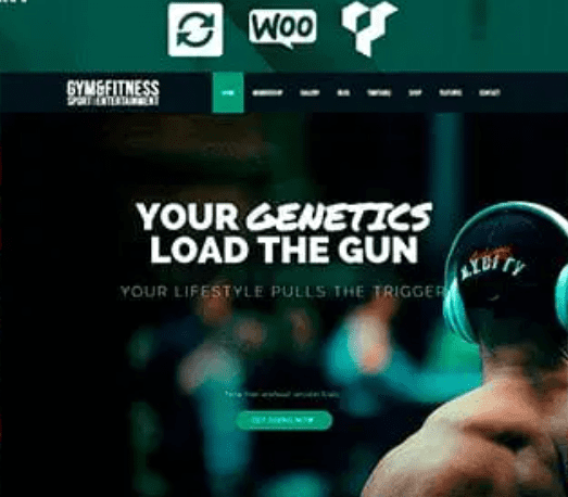 Gym WordPress Theme