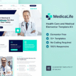 MedicaLife – Health Care & Medical Elementor Template Kit