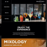 Mixology – Bar & Cocktails Elementor Template Kit