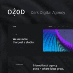 Ozod – Dark Digital Agency Elementor Template Kit