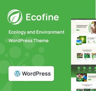 Ecology & Environment WordPress Theme – Green Planet