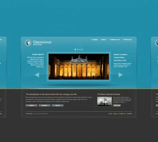 Glamorous WordPress Theme