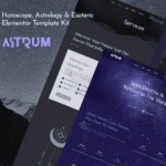 Astrum – Horoscope Astrology & Esoteric Magic Elementor Template Kit