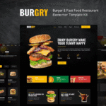 Burgry – Burger & Fast Food Restaurant Elementor Template Kit