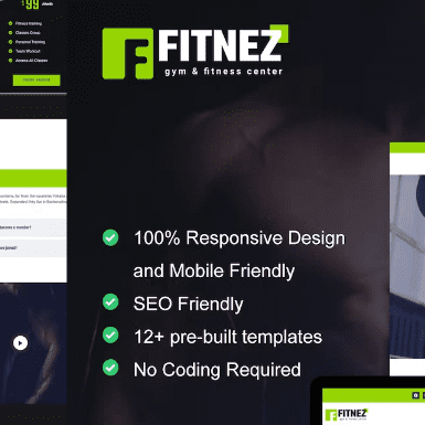 Fitnez – Fitness & Gym Elementor Template Kit
