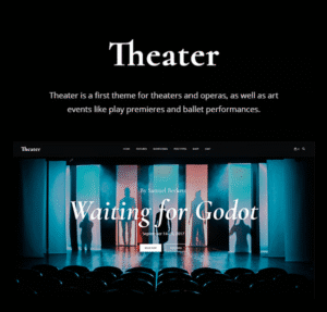 Theater – Concert & Art Event Entertainment Theme