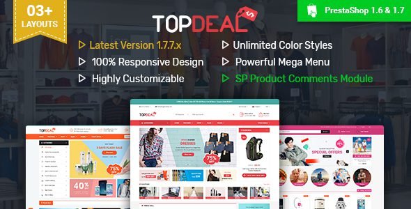TopDeal – Multipurpose Responsive Theme For PrestaShop
