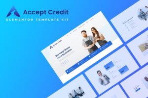 Accept Credit - Financial Services Elementor Template kit Accept Credit - Financial Services Elementor Template kit
