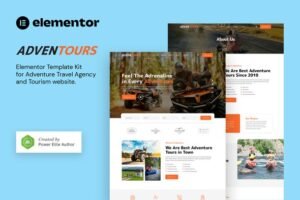 Adventours – Adventure Travel Agency & Tourism Elementor Template Kit