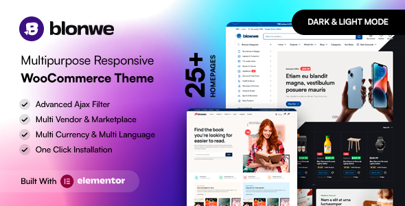 blonwe Blonwe – Multipurpose WooCommerce Theme