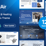 Coolair – Air Conditioning & Heating (HVAC) WordPress Theme