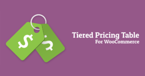 tiered Tiered Pricing Table for WooCommerce