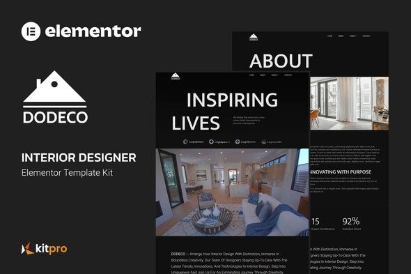 Dodeco - Interior Designer Elementor Template Kit Dodeco - Interior Designer Elementor Template Kit