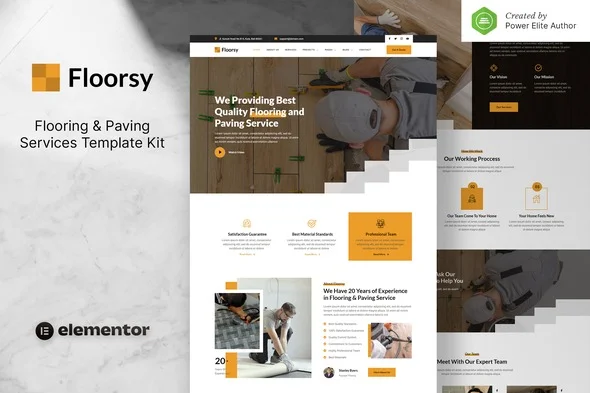 Floorsy – Flooring & Paving Services Elementor Template Kit Floorsy – Flooring & Paving Services Elementor Template Kit