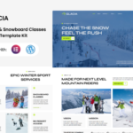 Glacia – Ski Resort & Snowboard Classes Elementor Template Kit